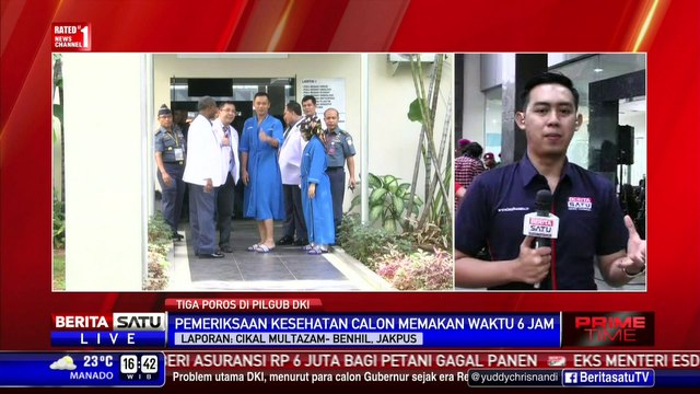 Tiga Pasang Cagub-Cawagub DKI Jakarta Bakal Dites Narkoba