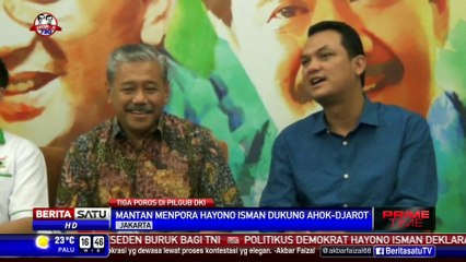 Anggota DPR Partai Demokrat Hayono Isman Dukung Ahok-Djarot