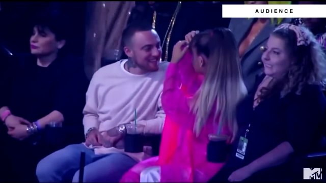 Ariana Grande and Mac Miller at MTV Video Music Awards 2016