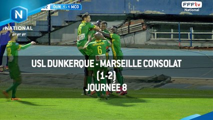 J8 : USL Dunkerque - Marseille Consolat (1-2), le résumé