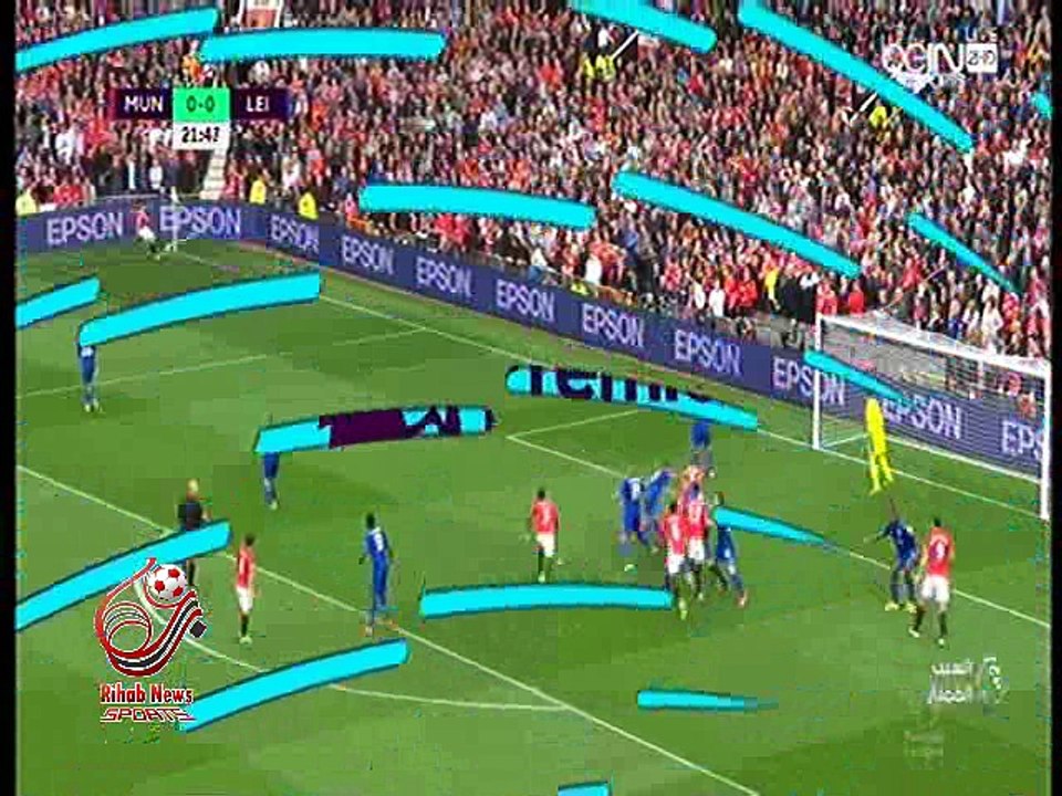 اهداف مباراة ( مانشستر يونايتد 4-1 ليستر سيتي ) الدوري الانجليزي