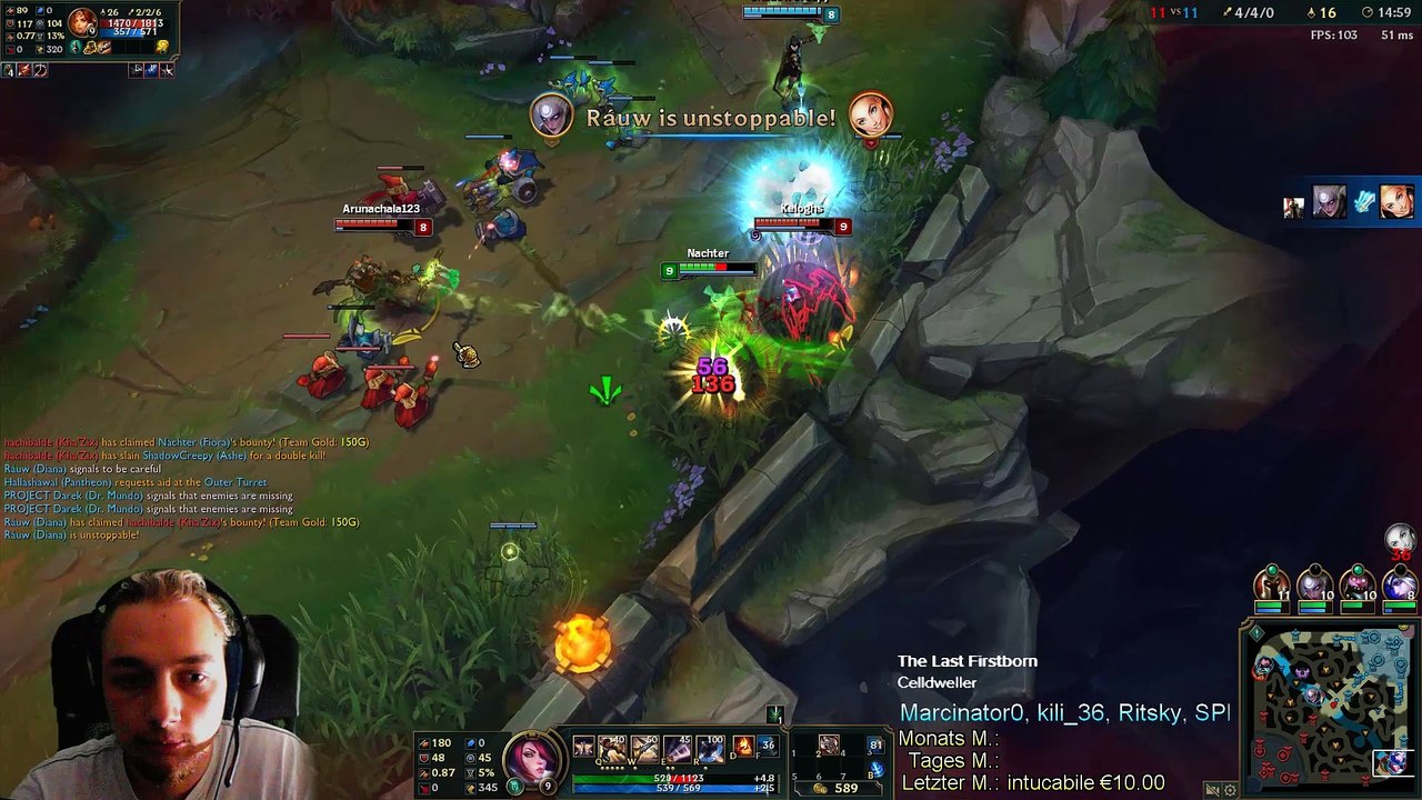 Fiora lifesteal op as f*** - league of legends best of #1 - thenefari