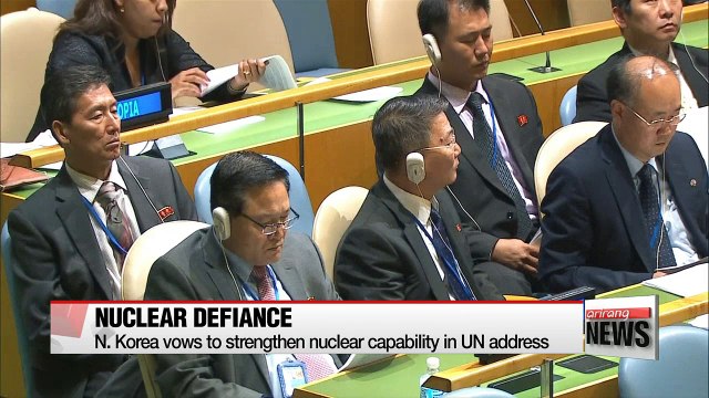 N. Korea vows to strengthen nuclear capability in UN address