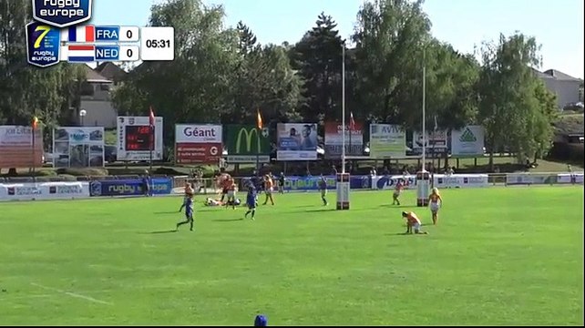 France 7 féminines domine les Pays-Bas (33-0)