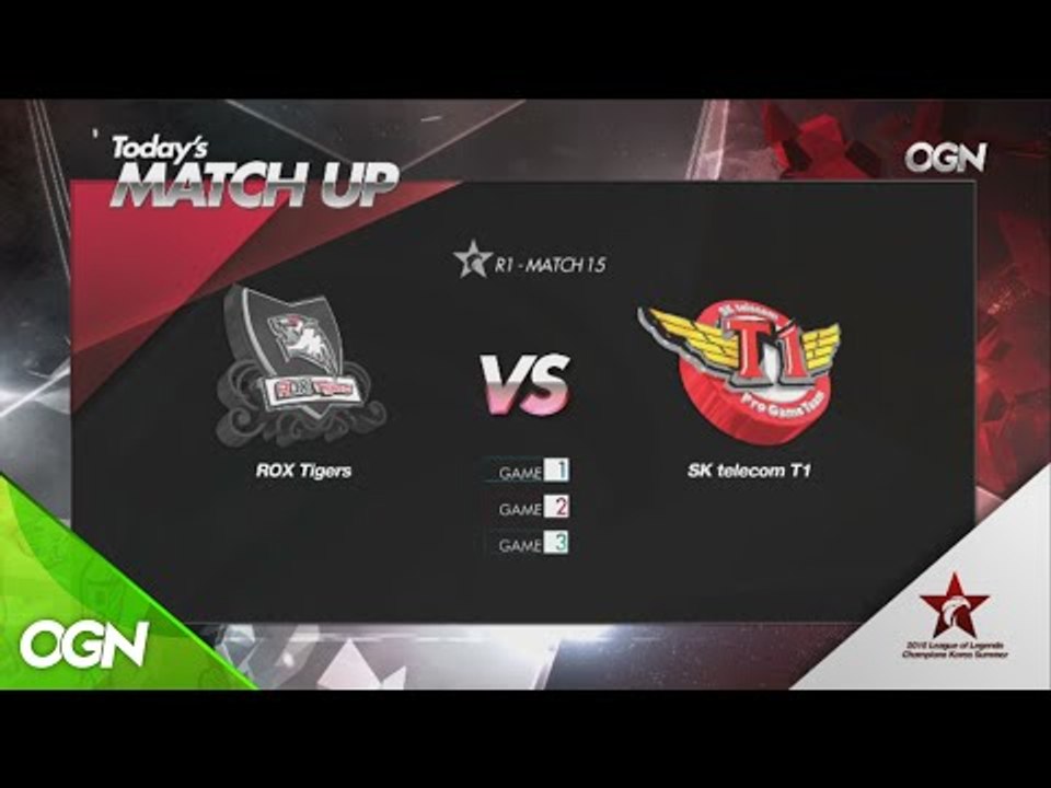 [2016.06.06] [온라인] ROX vs SKT Game1 / 1RO 2016...