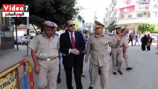 مدير أمن دمياط يتفقد محيط المدارس استعدادا للعام الدراسى الجديد