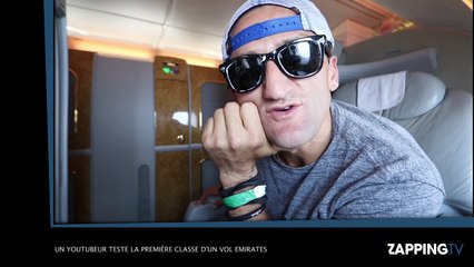 Un Youtubeur américain teste la première classe d'un vol Emirates à 20 000 euros le billet (Vidéo)