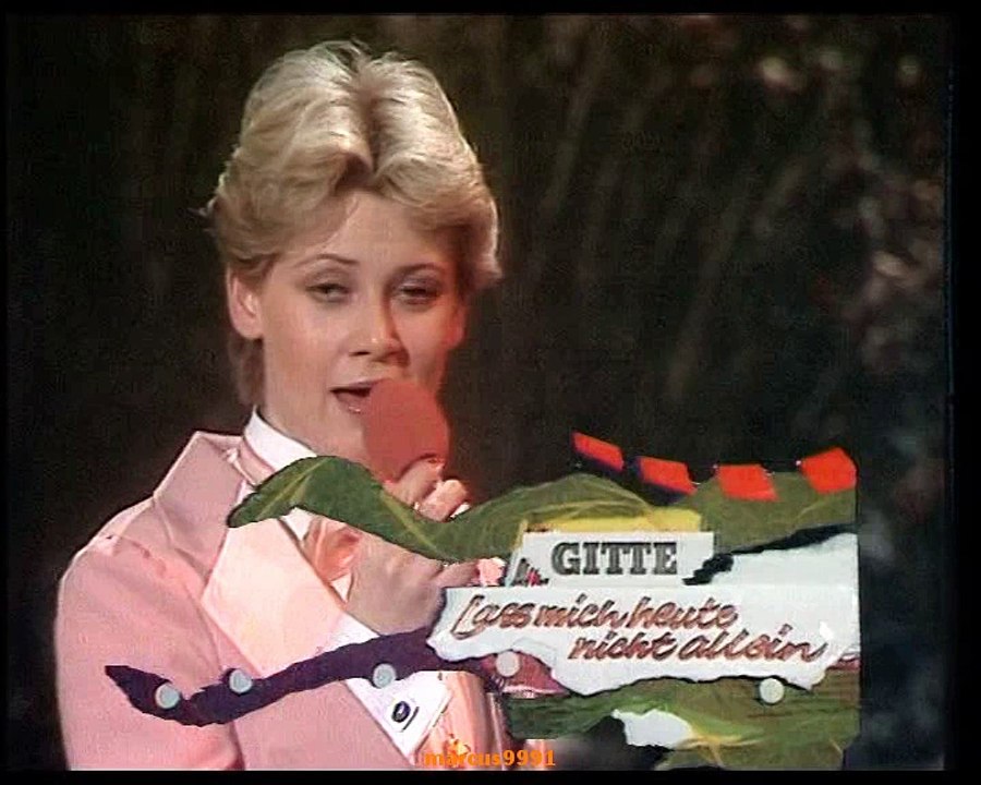 Gitte - Lass mich heute nicht allein (Plattenküche)