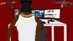 The Game Gets Knocked Out By Meek Mills Homie ANIMATION PARODY BEEF