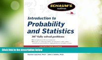 Must Have PDF  Schaum s Outline of Introduction to Probability and Statistics (Schaum s Outlines)