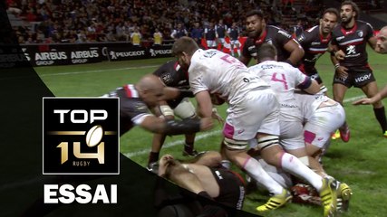 TOP 14 ‐ Essai Pascal PAPE (SFP) – Toulouse-Paris – J6 – Saison 2016/2017