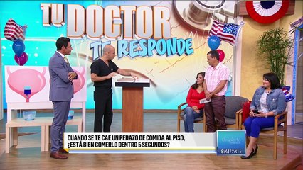 No cojas la comida que se te cae al suelo!!!