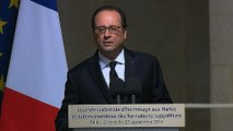 Discours à la journée nationale en hommage aux Harkis