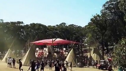 Mini-Tornado on Psy trance festival - Earthcore