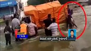 Man Fall Down Into the Manhole at Nacharam in Hyderabad