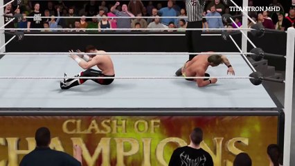 WWE 2K16 CLASH OF CHAMPIONS 2016 FULL SHOW - PREDICTION HIGHLIGHTS_12