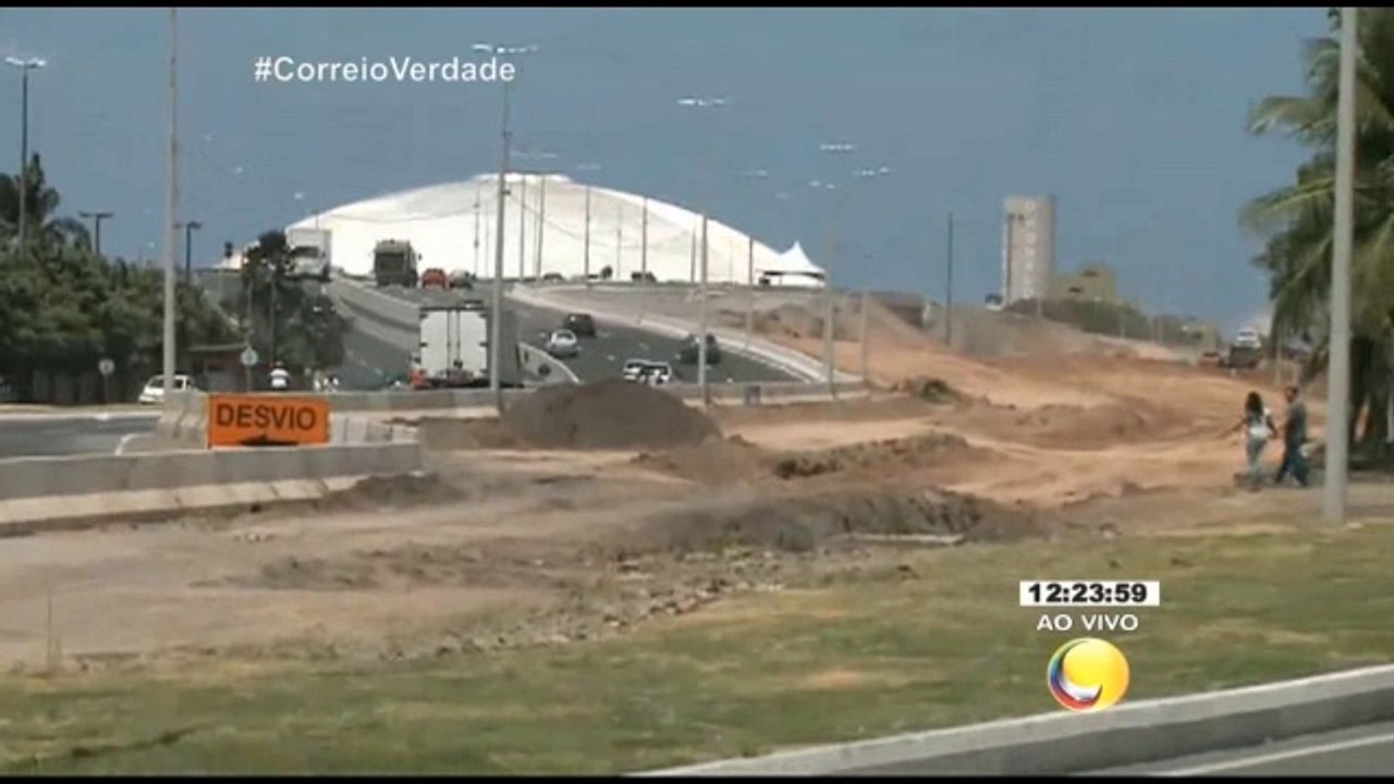 Correio Verdade - Mais um trecho do viaduto do Geisel foi liberado em 24.09.2016