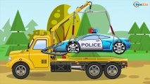 The Truck and his friends in City of Cars: The Tow Truck, the Ambulance and the Garbage Truck
