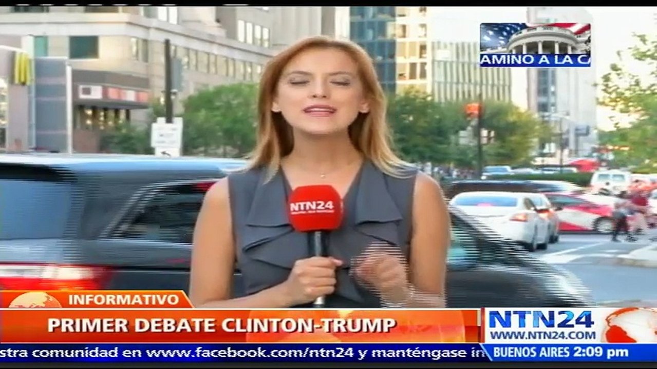 Hillary Clinton y Donald Trump llevarán a cabo el primer debate presidencial este lunes en Nueva York