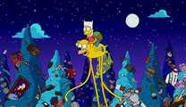 Los Simpson - Gag del sillón de Hora de Aventuras