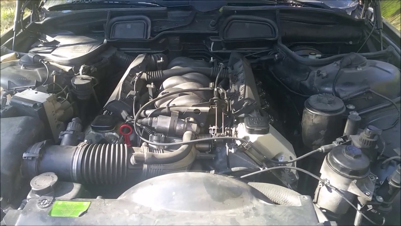 Flush gasoil : nettoyage d'un moteur de BMW V8 de 1994 - 740i E38