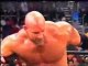 WCW Goldberg Kick To The Head On Bret Hart