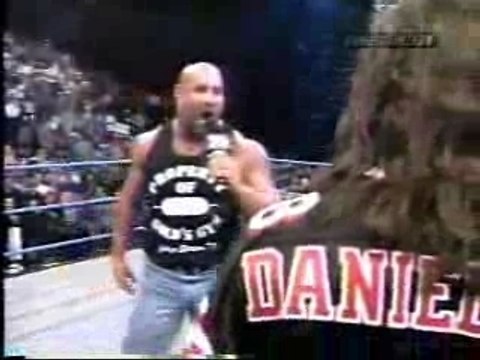 wcw Bret Hart & Goldberg confrontation