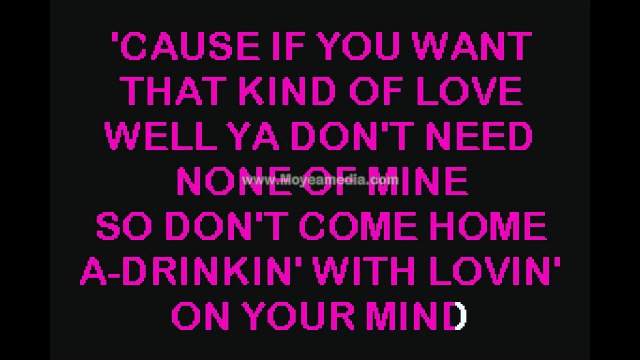 Loretta Lynn - Don t Come Home A Drinkin SC [HD Karaoke]
