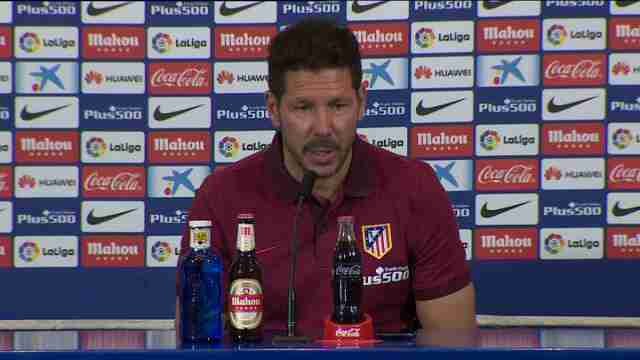 Simeone: Nos cuesta cuando se nos encierran y esperamos un Deportivo así