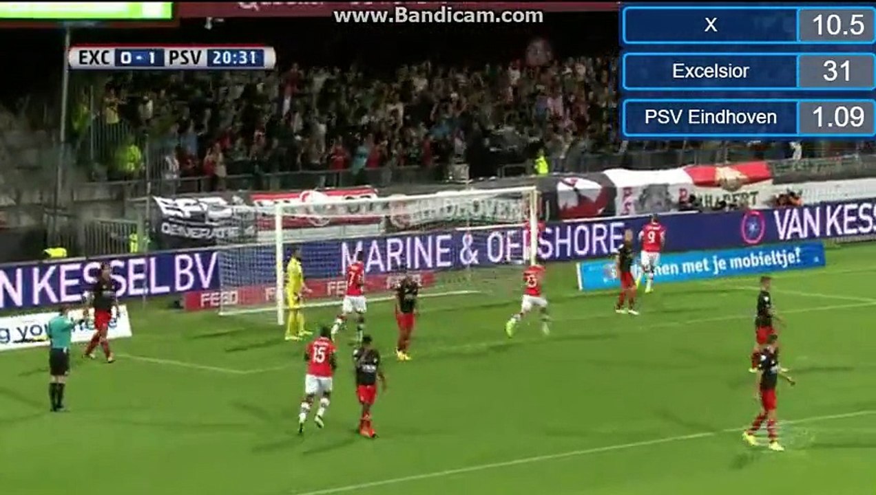 Narasinga Goal HD - Excelsior 0-1 PSV - Netherlands - Eredivisie 24.09.2016 HD