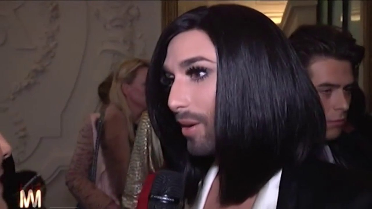 Conchita Wurst - Jean Paul Gaultier show - 28.01.2015
