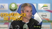 Conférence de presse FBBP 01 - Stade Lavallois (0-0) : Hervé DELLA MAGGIORE (BBP) - Denis ZANKO (LAVAL) - 2016/2017
