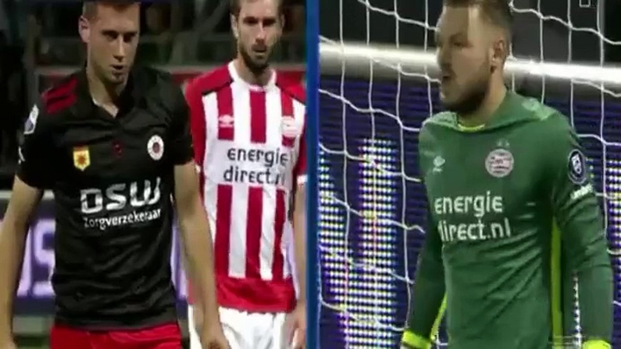 Luigi Bruins penalty Goal HD - SBV Excelsior 1-1 PSV Eindhoven 24/09/2016