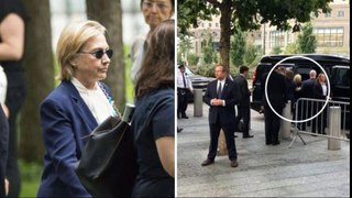 Hilary Clinton's Pneumonia HOAX & Body DOUBLE Conspiracy Theory at 9-11 Memorial