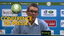 Conférence de presse ESTAC Troyes - Tours FC (3-1) : Jean-Louis GARCIA (ESTAC) - Fabien MERCADAL (TOURS) - 2016/2017