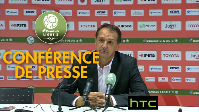 Conférence de presse Valenciennes FC - RC Lens (1-2) : Faruk HADZIBEGIC (VAFC) - Alain CASANOVA (RCL) - 2016/2017