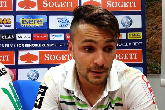 Charly Malié après Grenoble - Section Paloise : On joue au rugby pour vivre des moments comme ça