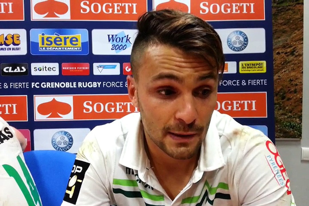Charly Malié après Grenoble - Section Paloise : "On joue au rugby pour vivre des moments comme ça"