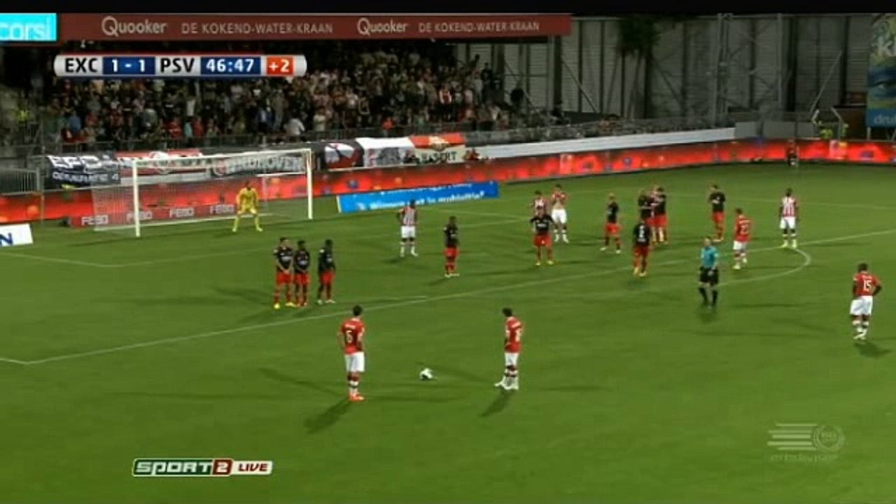 Excelsior	 1-2 PSV GOAL de Jong 24.09.2016