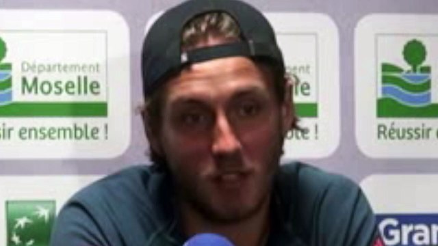 Moselle Open 2016 - Lucas Pouille : Cette finale à Metz, ça me donne le sourire