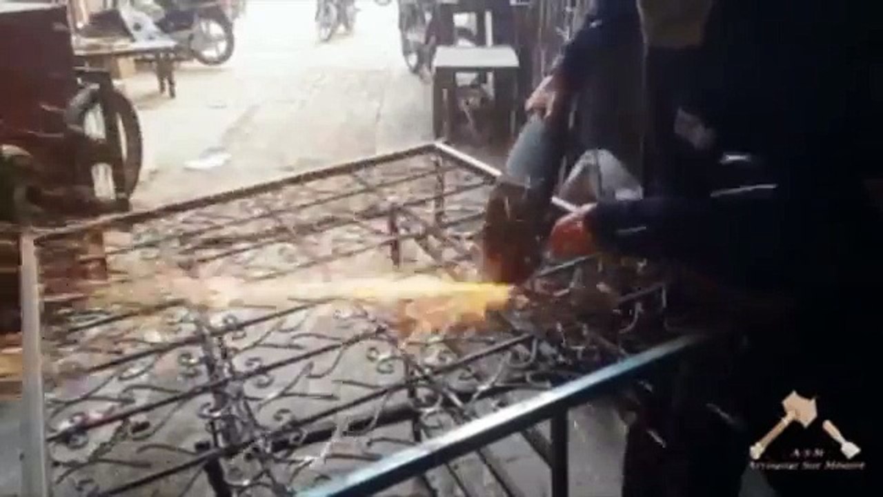 fabrication rampe fer forgé a Marrakech garde corps