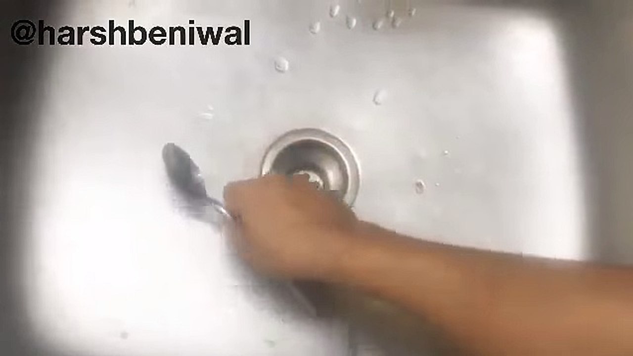 When you try to wash spoon.- Harsh Beniwal - YouTube