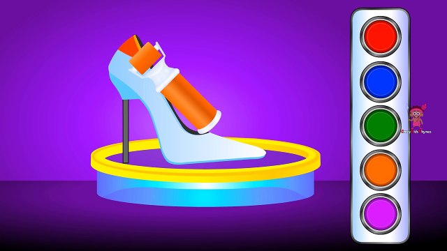 Learn Colors with High Heels | Colours to Kids Children Toddlers Baby Play Videos