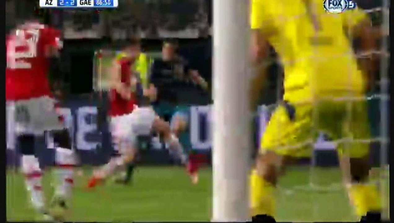 Sam Hendriks  GOAL HD AZ Alkmaar	2-2	G.A. Eagles 24.09.2016