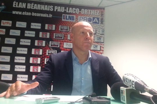 Eric Bartecheky après Elan Béarnais - Cholet : Chaque match sera difficile