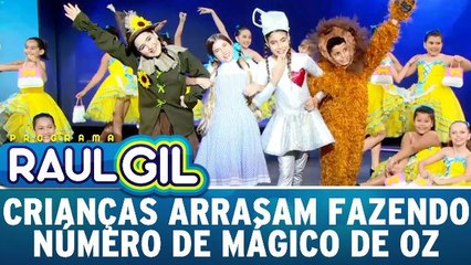 Crianças arrasam muito em número de Mágico de Oz