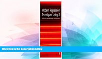 FREE DOWNLOAD  Modern Regression Techniques Using R: A Practical Guide for Students and