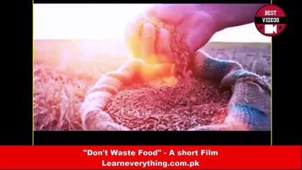 Don't Waste Food - A short Film