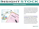 How to control stock effectively and know the importance of Invoicing using InsightSTOCK360
