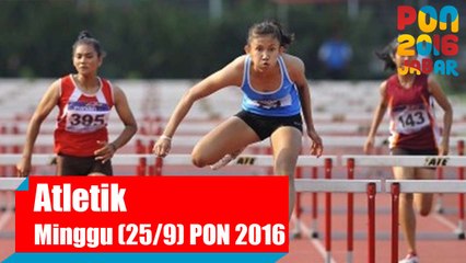 Atletik - Pagi, Minggu (25/9)